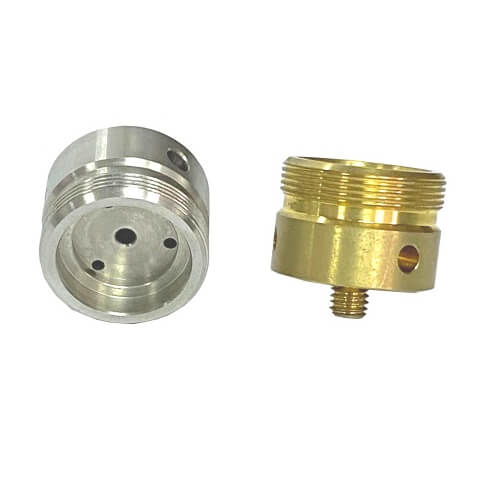Stainless Steel/Brass CNC Machining Mid Size Pneumatic Valve Body for Flow Control