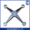 4 Way Spider Clamp Cast Iron Curtain Wall Spider Glass Fittings