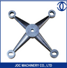 6 Arms Glass Spider Fittings Curtain Wall Connector Installation Cast Iron
