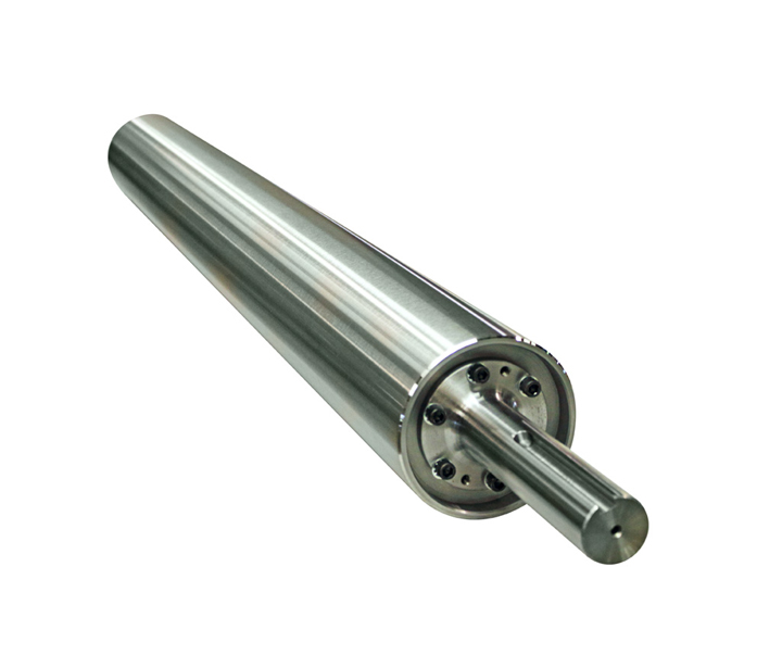 Stainless Steel Live Shaft Idler Roller for Paper And Textile Industry