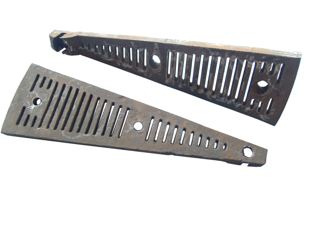 Grate for crusher, grinding machine in mining industry