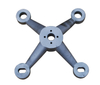 Stainless Steel Canopy Spiders/Four-Arm Glass Wall Spider