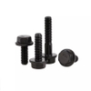 High Strength Carbon Steel Grade 4.8 8.8 10.9 12.8 Din6921 Zinc Plated Black Hex Head Serrated Flange Bolt