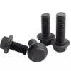High Strength Carbon Steel Grade 4.8 8.8 10.9 12.8 Din6921 Zinc Plated Black Hex Head Serrated Flange Bolt