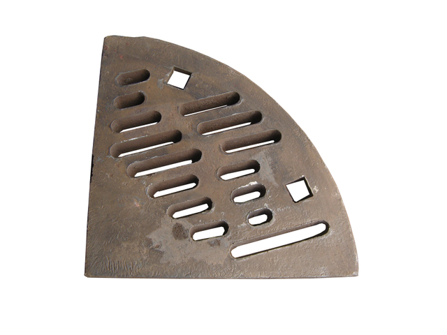 Grate for crusher, grinding machine in mining industry